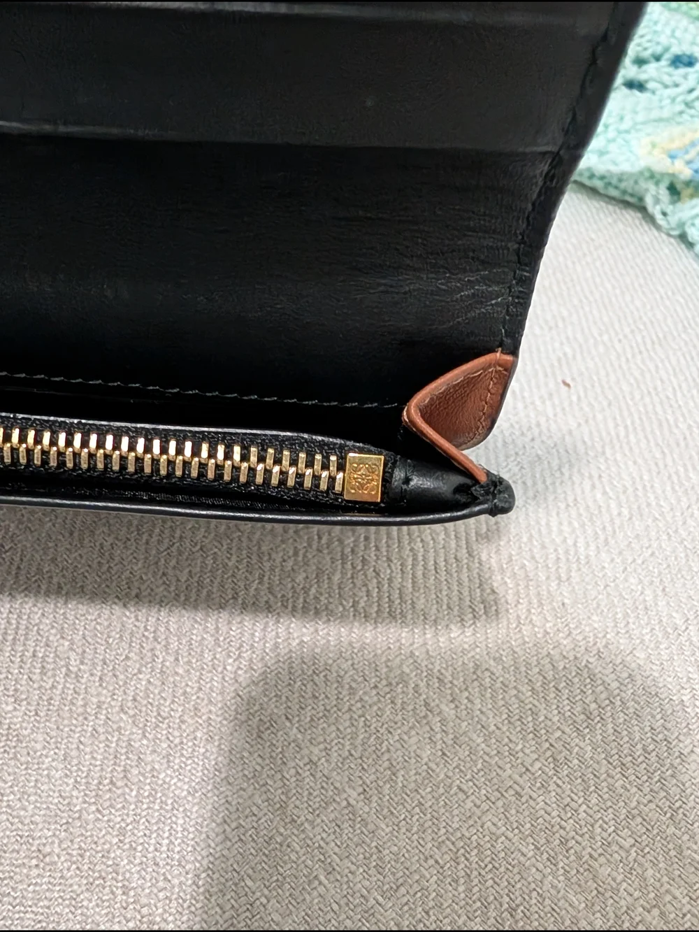 Loewe Embossed Leather Card Holder